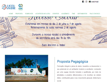 Tablet Screenshot of liceuvivere.com.br